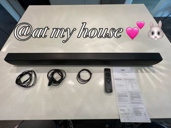 ONN. Sound Bar 36” 2.1 soundbar + Subwoofer+Mesh sleeves!