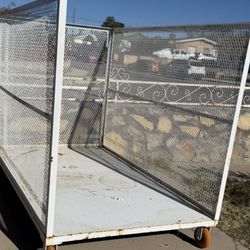 SOLID CART WITH WHEELS SOLID METAL MUST PICK UP ! Cash Firm Price 