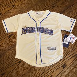 New! Youth Size 6/7 Mariners Jersey. Sunday Cream Color for Sale in Ruston,  WA - OfferUp
