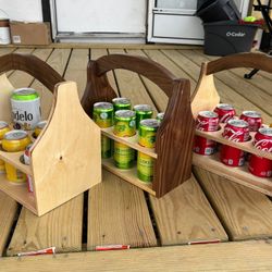 Wooden Drink Carrier 