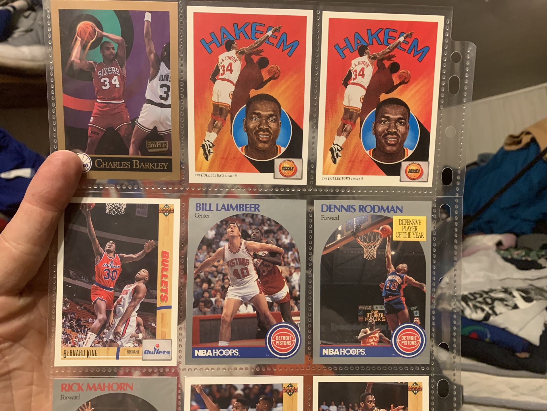 Random Vintage NBA Trading Card Lot. All Cards In These Photos Plus Several Bonus Pages Filled!!