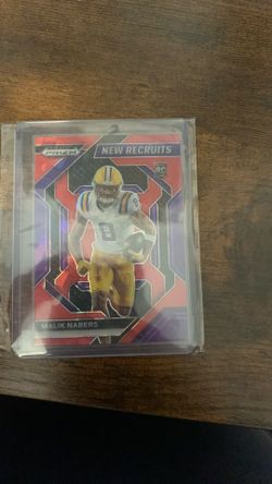 Malik nabers rookie new recruits card