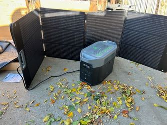Ecoflow Delta max 2000w capacity with 200w Solar Panel