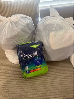 Prevail diapers size M