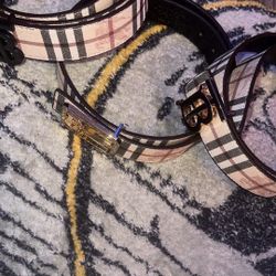 REVERSIBLE BURBERRY BELTS (SZ 28-36)