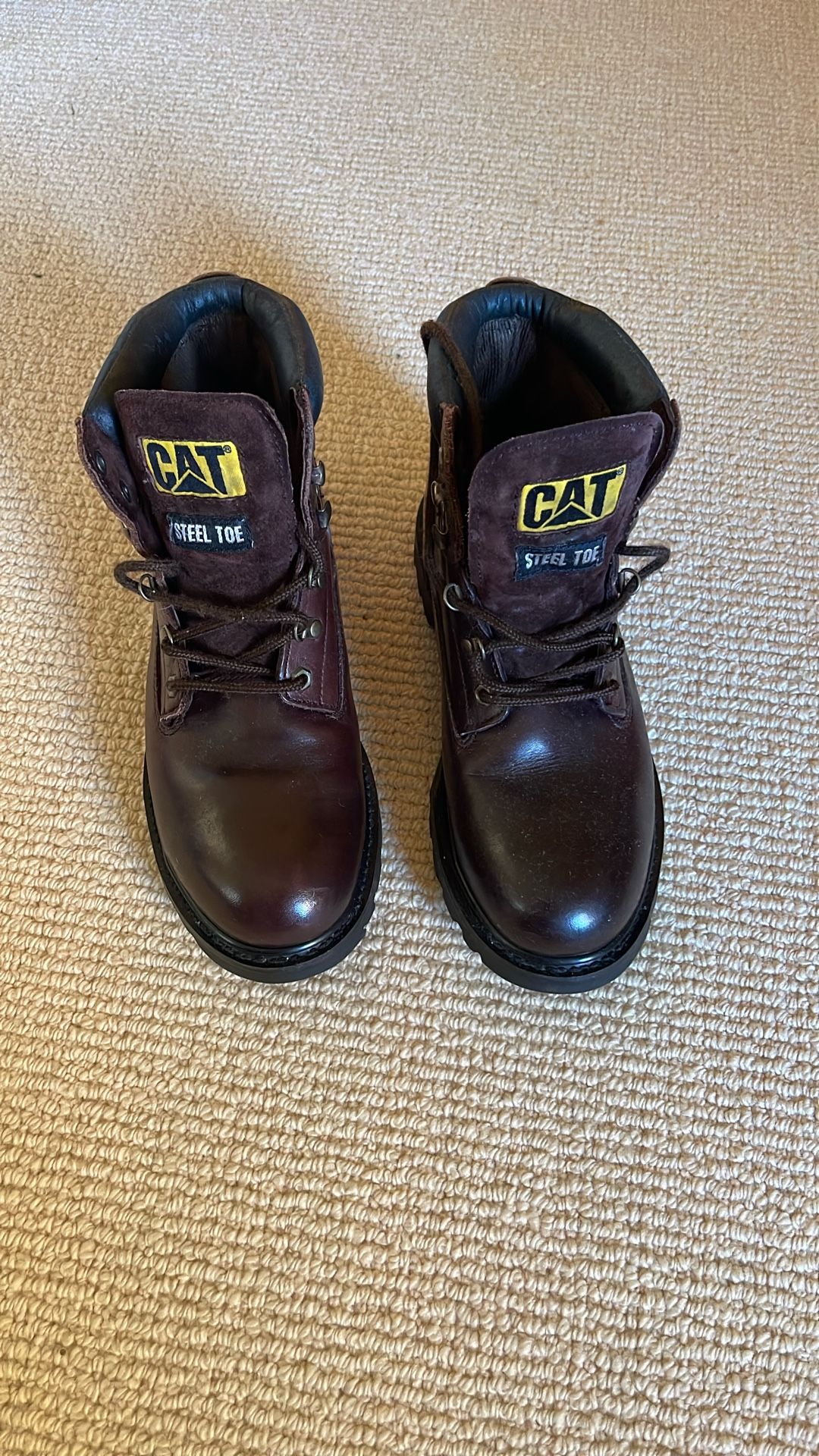 Mans Steel toe Boots Size 10