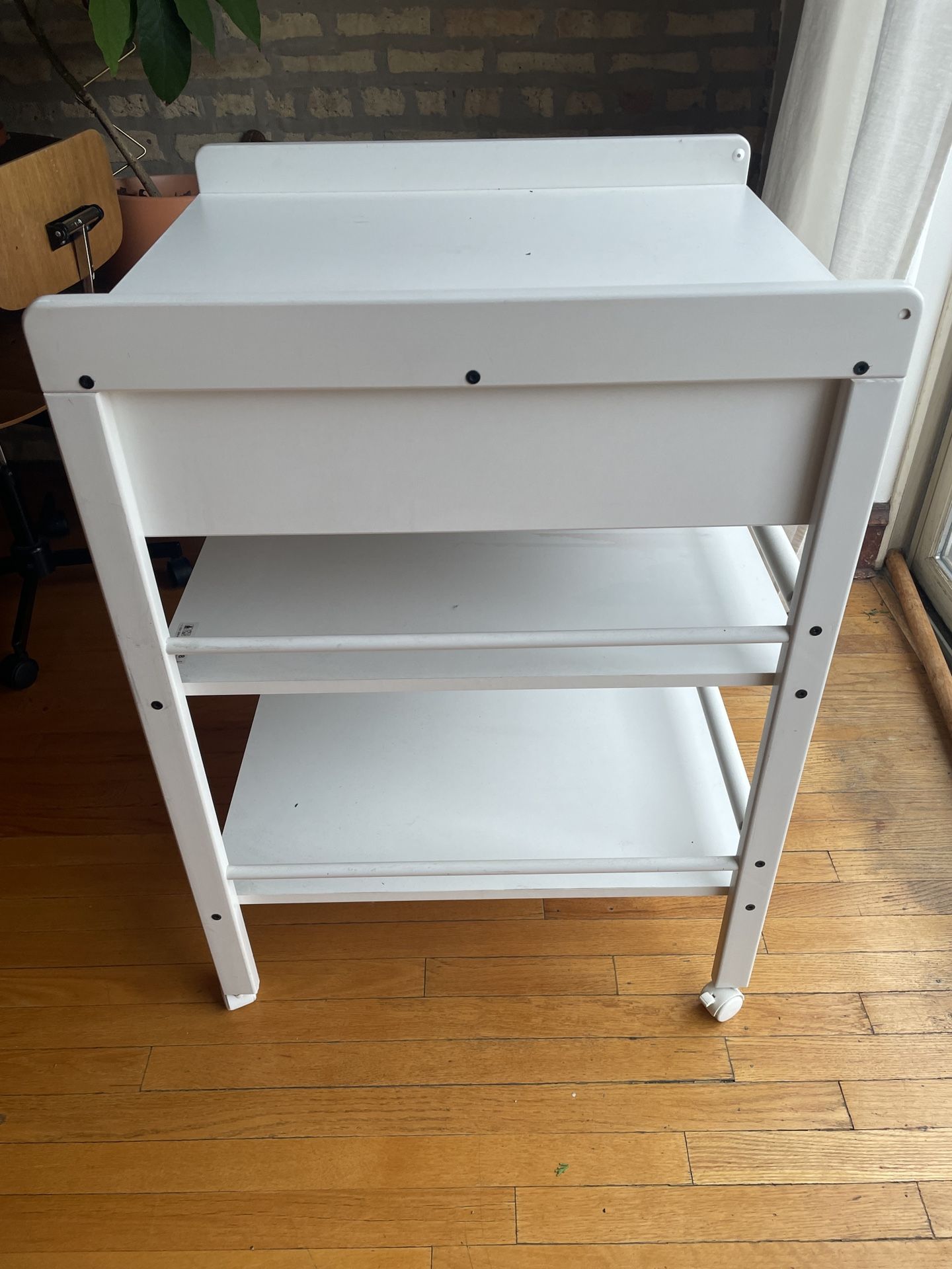 White Changing Table With drawer 