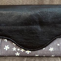 Thirty-One Brand Dark Brown Colored Trifold Wallet