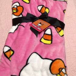Hello Kitty Candy corn Throw 