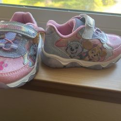 	•	Brand new Paw Patrol sneakers, size 6