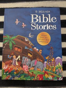 5 Minute Bible Stories Kids Hardcover - Ages 6-10 - Christian Homeschool