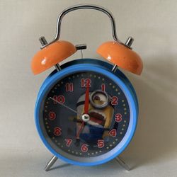 Despicable Me Minions 3D Image Metal Freestanding Alarm Clock