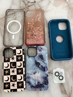iPhone 15 cases bundle with camera protecter