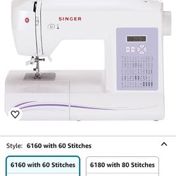Singer Sewing Machine Digital Like New 