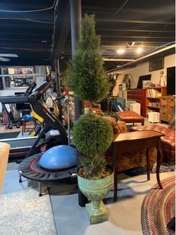 Artificial 3 Tier Topiary in Decorative Planter