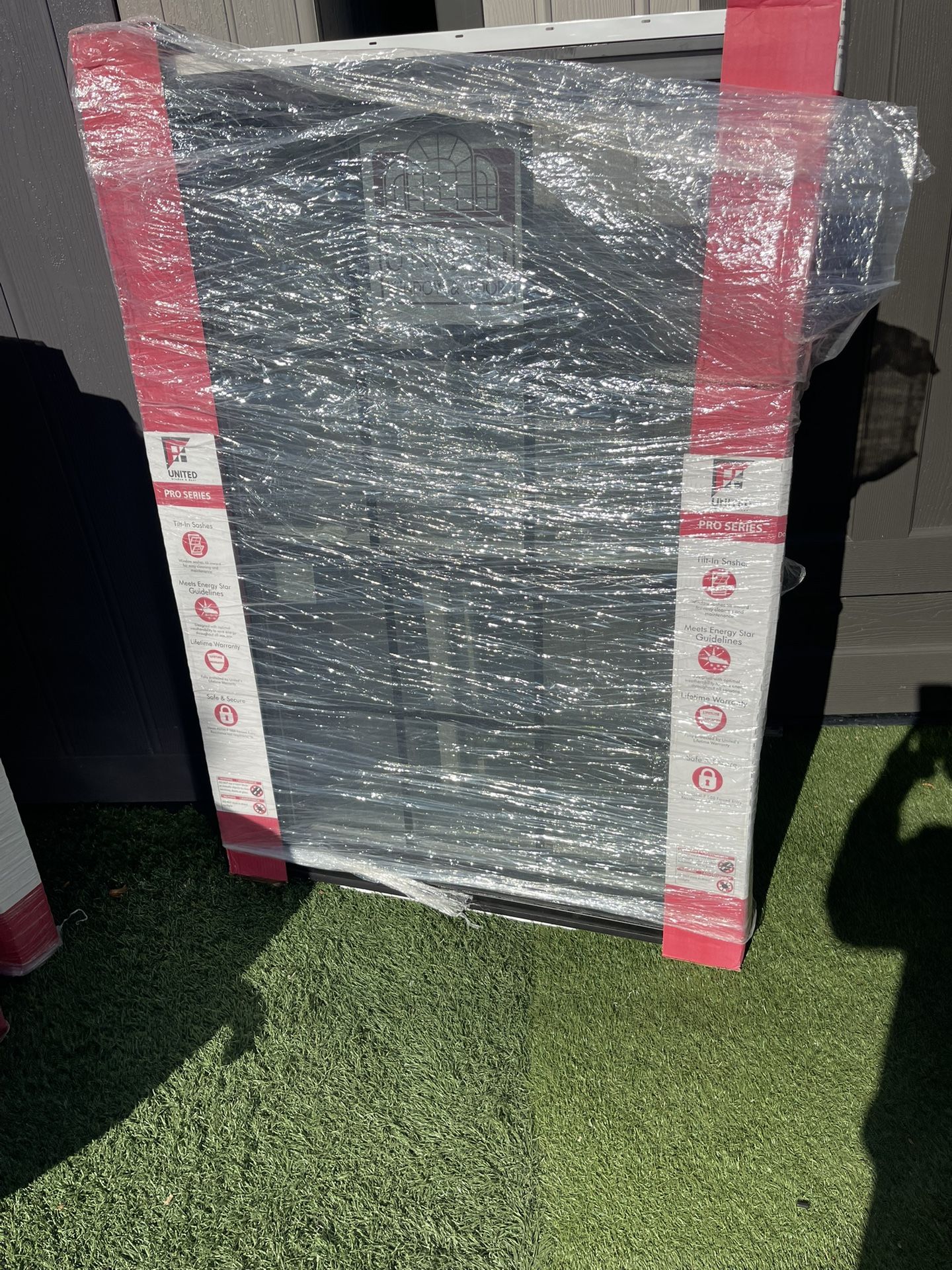 New Window United Black Outside White Inside Size W36 H54 $220.  1 Pice 