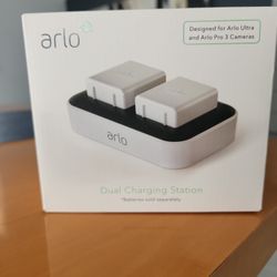 Arlo Charger and 2 Batteries New Never Open