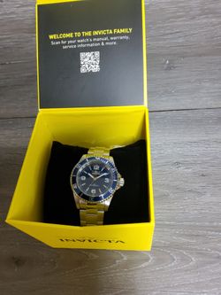 New Invicta specialty rowan Men's Quartz Diver watch blue face 40 mm