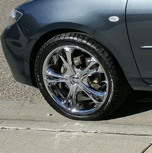 18" Chrome Rims, Tires