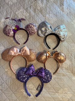 Disney Minnie Mouse Ears Headbands – Set of 5