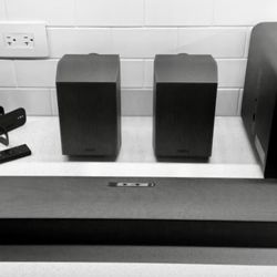 Samsung - Q-Series Soundbar HW-Q990F 11.1.4 ch w/ Subwoofer and Rear Speaker - Graphite Black