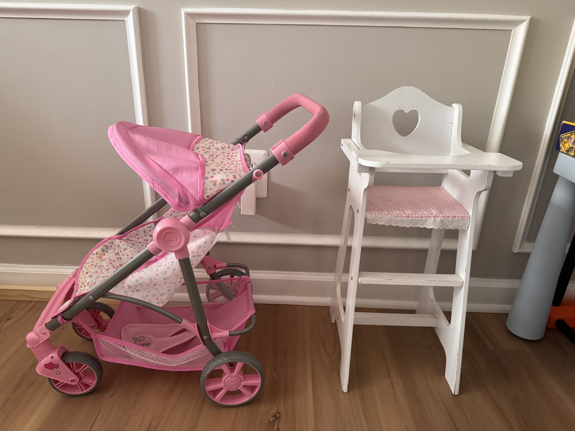Doll Stroller and High Chair