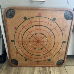 1960s Vintage Carrom Game Board # 85 