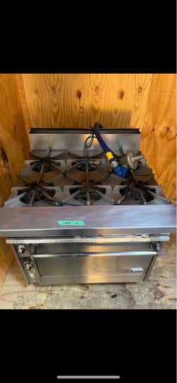 Six burner stove Jade range with convection oven