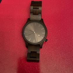 LM Wood Men’s Watch Black