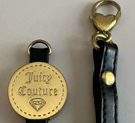 Juicy Couture leather keychains