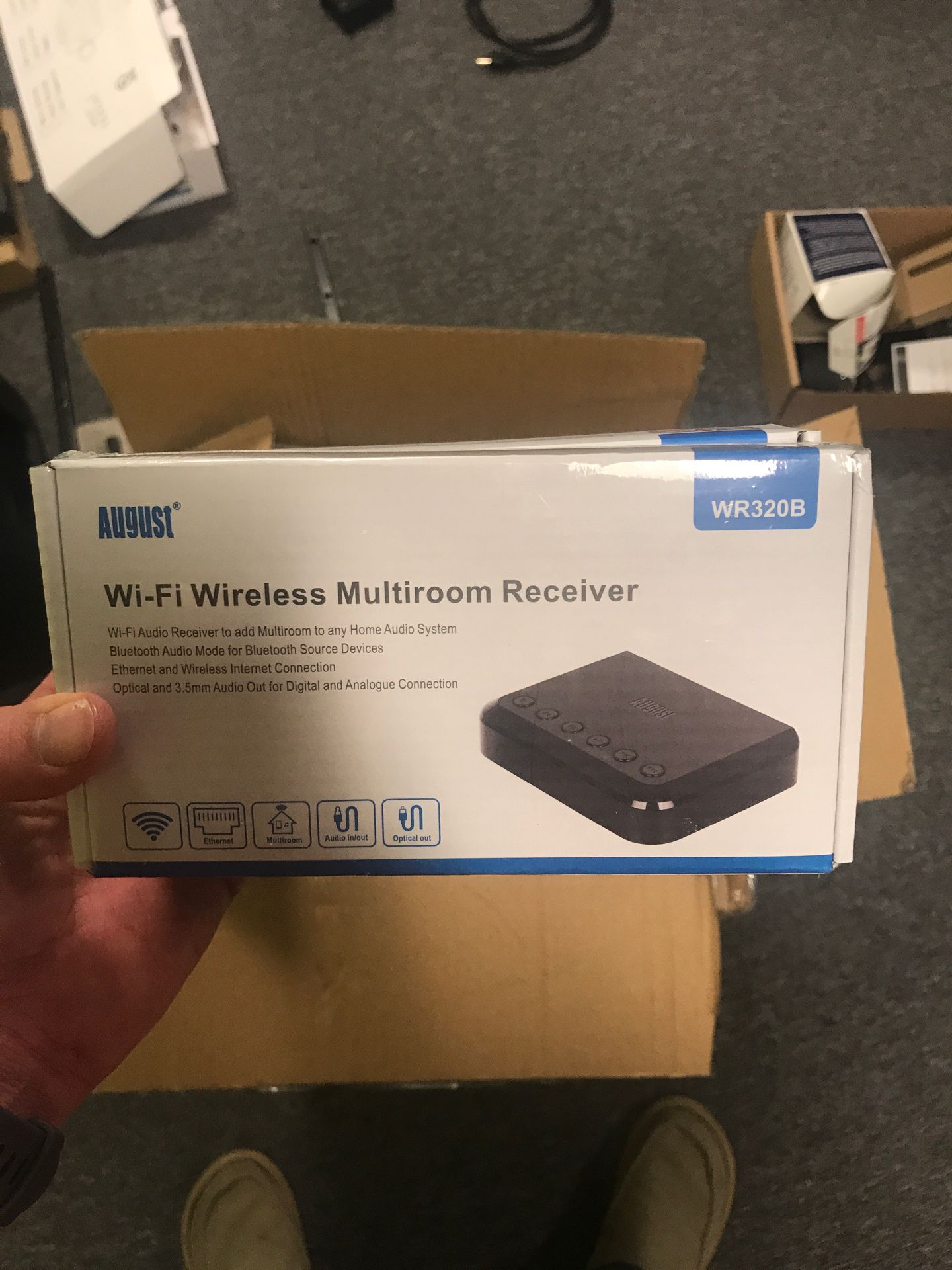 August Wi-Fi Wireless Multiroom Receiver