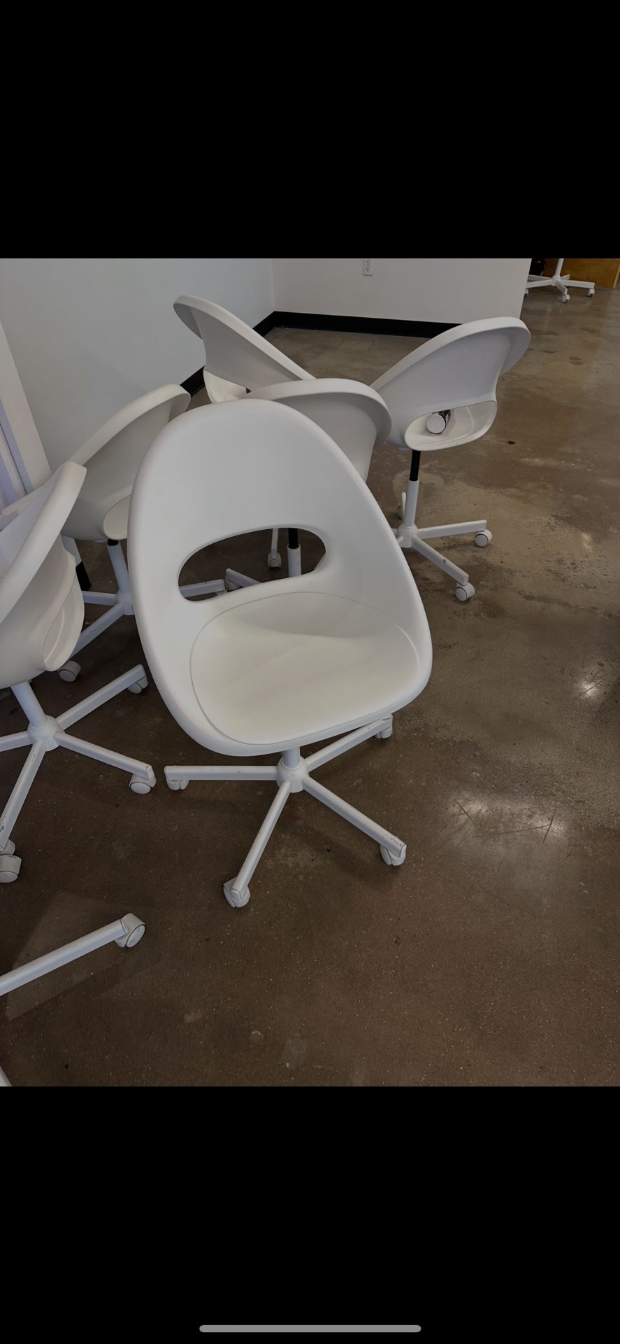 White Swivel Chairs