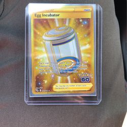 Egg Incubator- Pokémon Card 87/78* Mint!