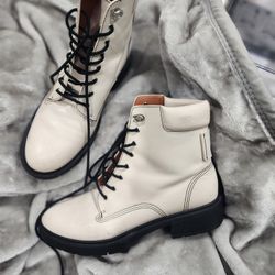 White Coach Boots