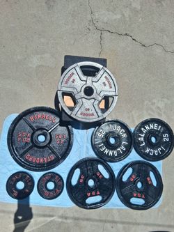 Weights Steel plates 255lbs