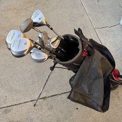 Golf club set with bag