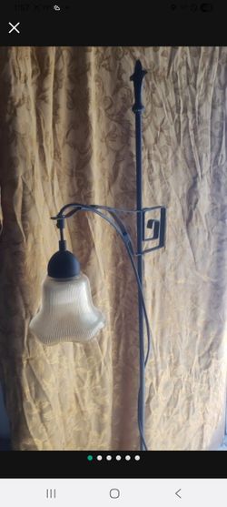 Used Vintage Iron Floor Lamp