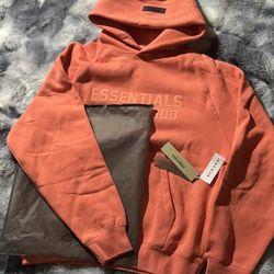 Essentials Hoodie Coral