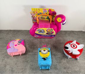 Polly Pocket Flamingo Party Playset Toy Lot