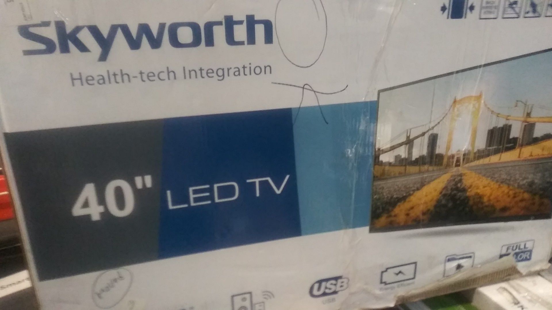 40 in Skyworth LED TV