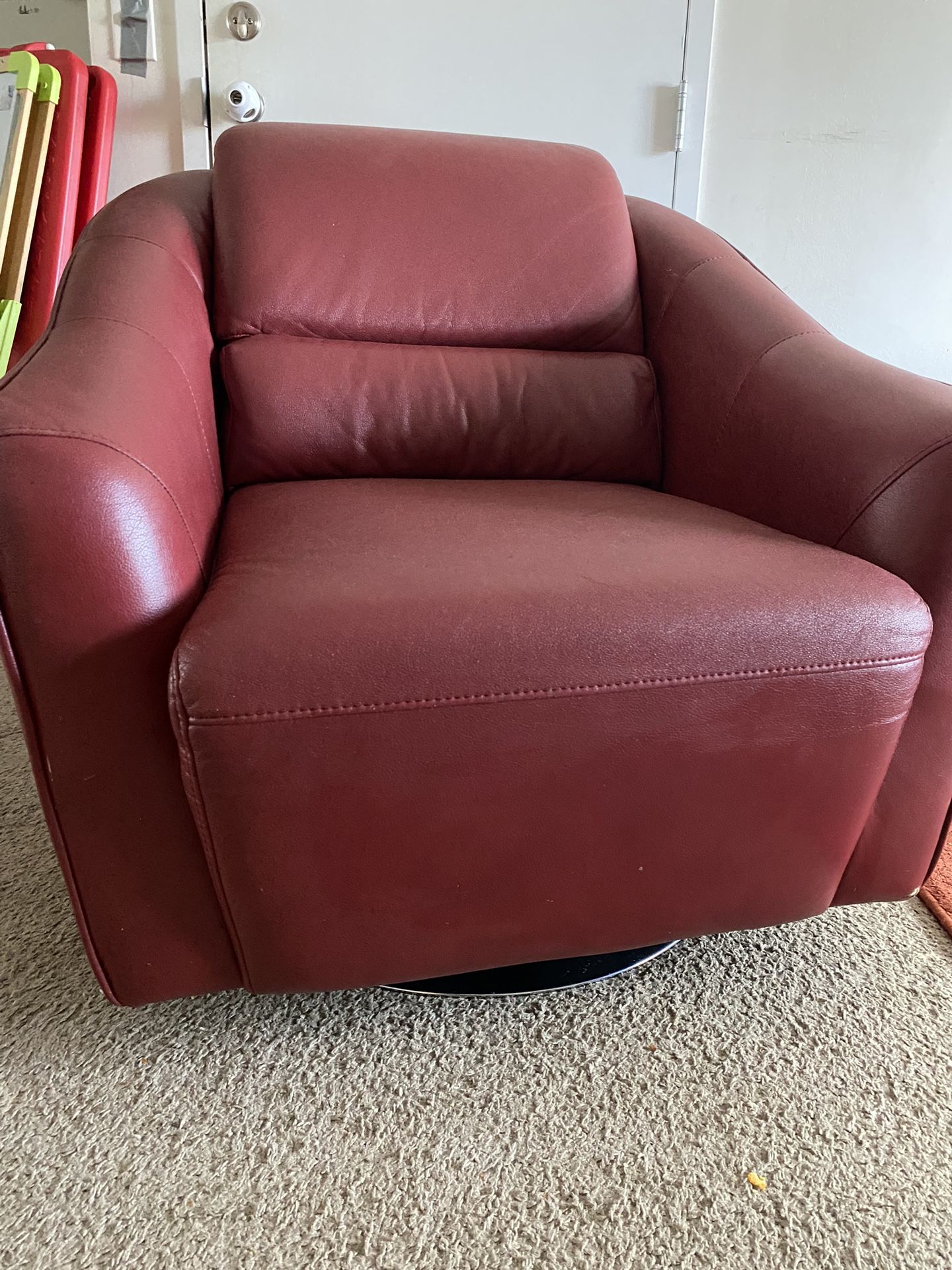 Loveseat Leather 