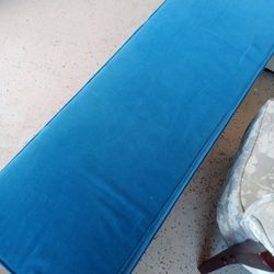 Teal/Blue Ottoman Bench