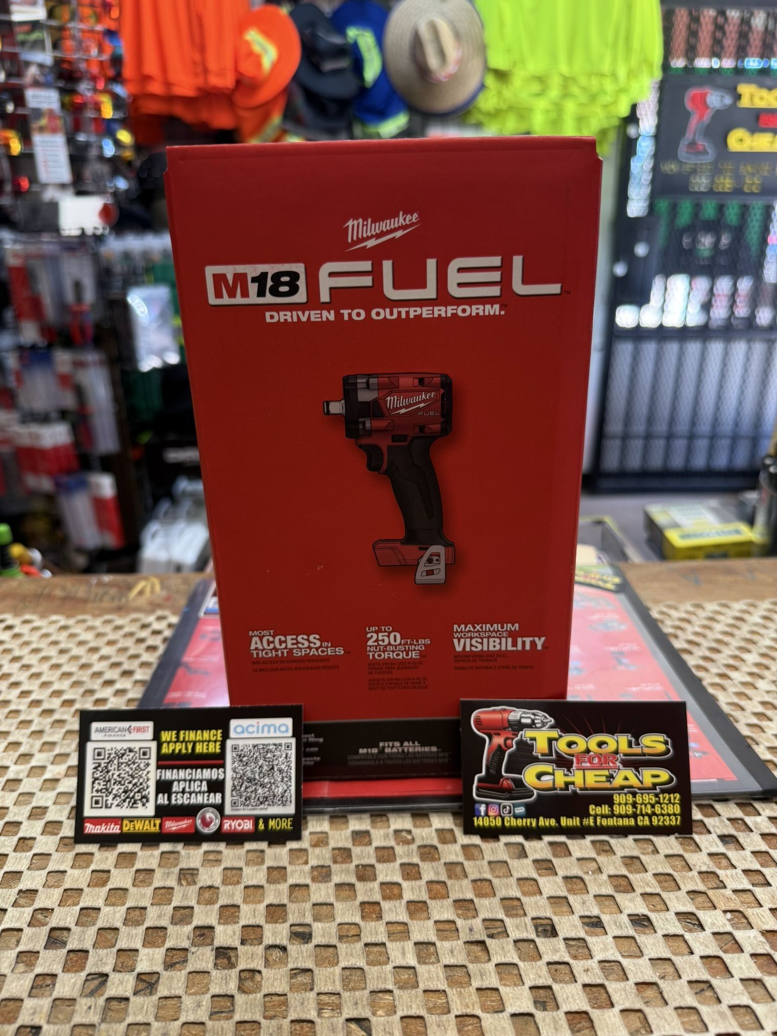 Milwaukee M18 FUEL GEN 3 18V Lithium Ion Brushless Cordless 1/2 in. Compact Impact Wrench with Friction Ring (Tool Only)