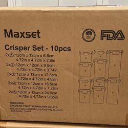Master 10 Piece Storage Containers 
