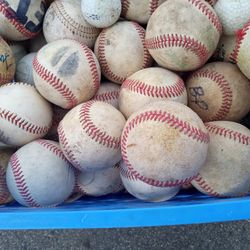 BASEBALL LEATHER 40 RED STITCHED BASEBALLS only 120!!!