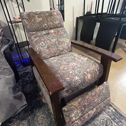 Lounge Chair - Floral Print