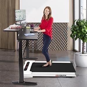 New Go Youth 2 in 1 Under Desk Treadmill, White