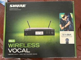 Shure BLX Wireless Vocal Microphone System