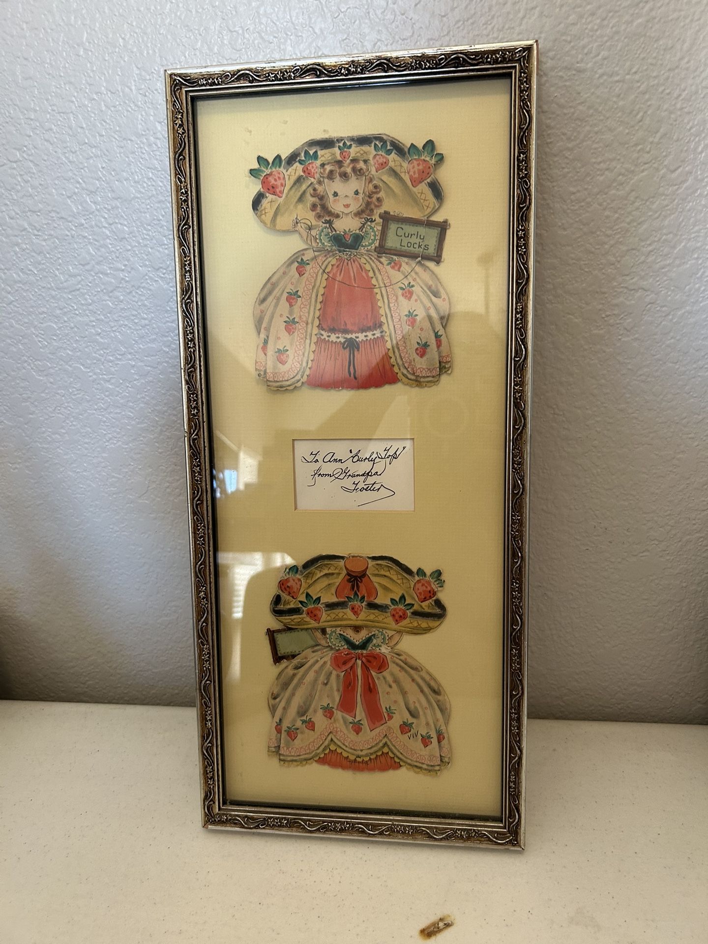 Antique? Photo/Collage Mid-Century Valentines.