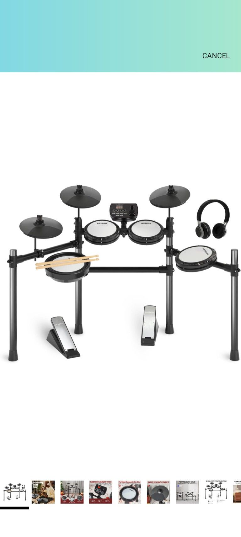 New Mosen UMEDX3 Electric Drumset